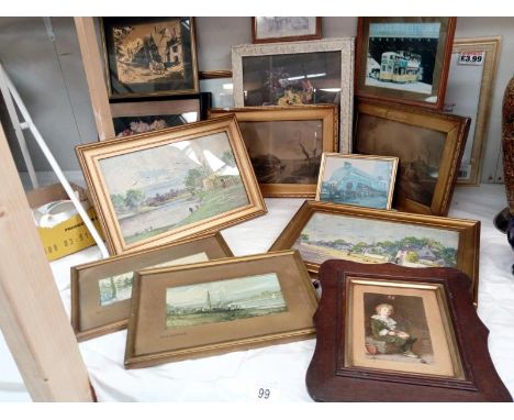 A good lot of period pictures including a Pears print