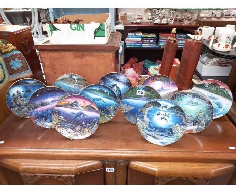 11 Danbury Mint 'Underwater Paradise' collectors plates