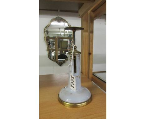 A mid 19th century postal scale, R W Winfield, Birmingham, registered Sept.