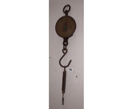 2 brass Salters weighing scales