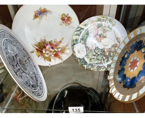 4 collectible plates including a limited edition Anne Bowger Celtic design