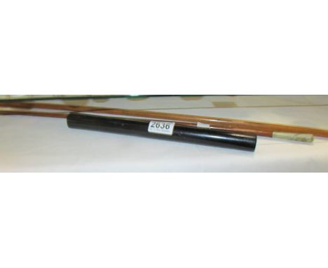 A yard stick. a ship's rule and a swagger stick. COLLECT ONLY.