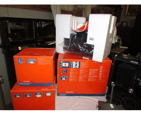 A boxed AGFA family set, an AGFA family maxi and an AGFA family print. COLLECT ONLY.