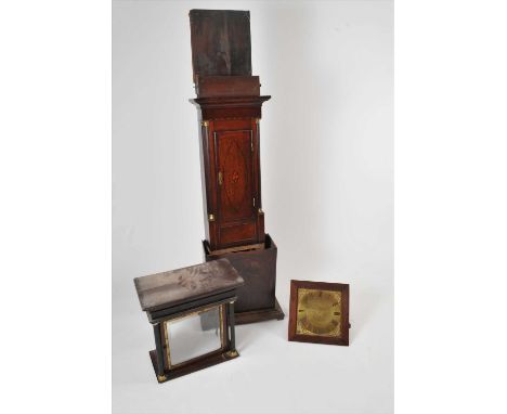 An oak cased longcase clock (for restoration) the 10" brass dial with black Roman numerals, signed Blakeway, Albrighton, with