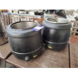 2 x Buffalo L715B soup warmer