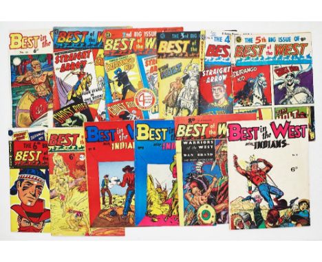 Best of the West (1950s Cartoon Art Productions) 1-12. Complete run. Starring Ghost Rider, Jim Holt, Durango Kid and Straight