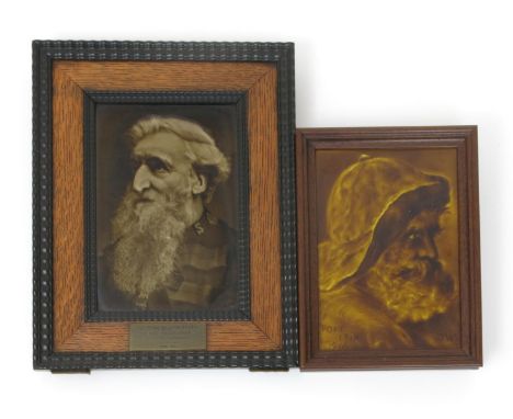General William Booth a Sherwin & Cotton portrait tile designed by George Cartlidge, dated 1904, General William Booth was th