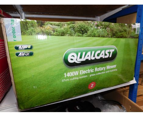 A Qualcast 1400w Electric Rotary Mower, in original box.