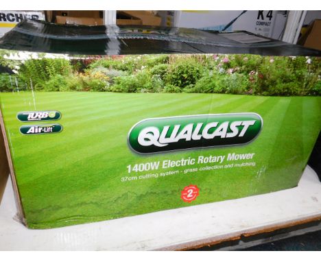 A Qualcast 1400watt electric rotary mower, in original box.