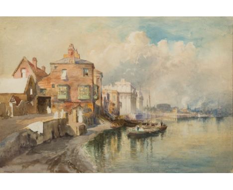 Richard Henry Wright [1857-1930]-Greenwhich:-signed R H Wright bottom rightwatercolour, 35 x 52.5cm.* Provenance. Memorial Ex