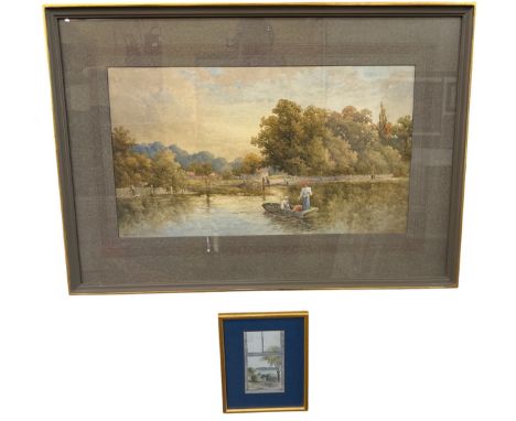 Two watercolours, to include: Attributed to John Collingwood/Callington Moore (1829-1880) - 'Llanfairfechan', pencil and wate