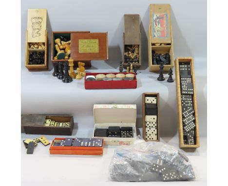 A Staunton Chess set in a wooden box bearing the signature H Staunton manufactured by J. Jacques &amp; Son, complete, togethe