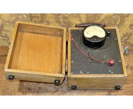 A collection of vintage meters to include a CR50 Bridge example 