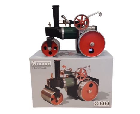 Mamod Steam Roller SR1A with box. No burner, scuttle or steering rod