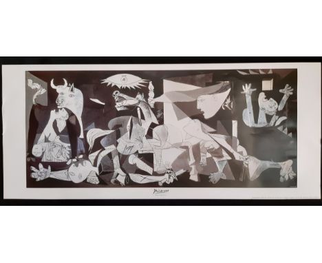 Two posters: Pablo Picasso - 'Guernica', Impronteedizioni, 124 x 54.5 cm; Edvard Munch - 'The Scream', Modern Masters Collect