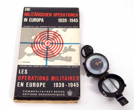 Mixed Lot: first half of 20th century Government issue prismatic marching compass, F Barker &amp; Son (1932) - London, 1936, 