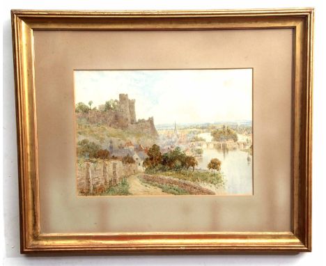 Herbert Menzies Marshall, watercolour, signed lower left, "Chinon" 25 x 35cms Provenance: Ernest Brown &amp; Phillips, The Le