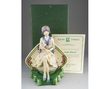 A Kevin Francis model of Charlotte Rhead, limited edition 479\950, boxed with certificate (1)