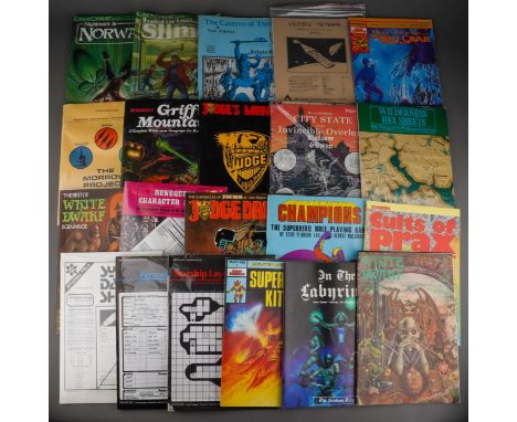 Collection of magazines and journals to include - Traveller Star Data Sheet, Traveller Personal Data Files, I.S.P.M.V.: Tethy