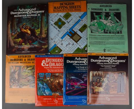 Dungeons &amp; Dragons - Mapping Sheets, Advanced Permanent Character Folder &amp; Adventure Records, I5 Adventure Module for
