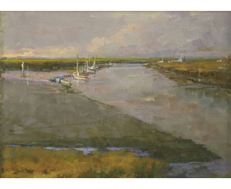 *David Poole (b.1931)MORSTON QUAYSigned l.l., oil on board45.5 x 61.5cm*Artist's Resale Right may apply to this lot.