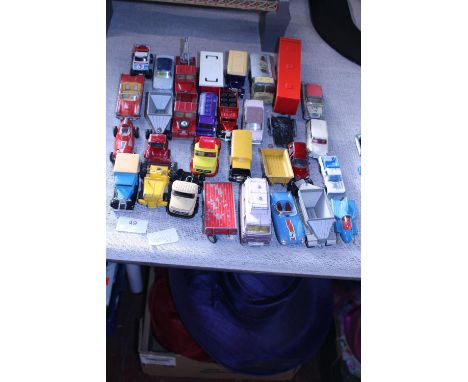 A selection of vintage die-cast models 