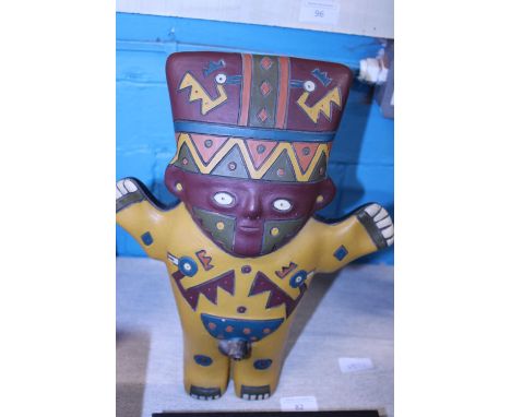 A Mayan? ceramic fertility figure 