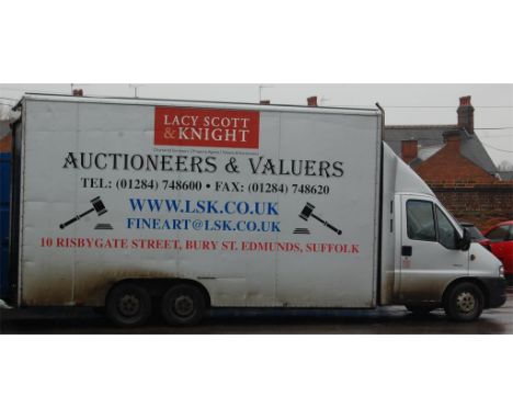 A Citroen Relay metallic silver commercial van, first registered March 2003, 2.8 diesel, 170,600 recorded miles, MOT expires 