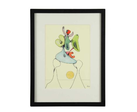 § Desmond Morris FLS hon. caus (British 1928-) The Suitor's Friendsigned with initials and dated 07 (lower right); further si