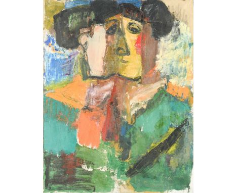 § § Anna Mayerson (German 1906-1984) Portrait of a Womanoil on canvas112 x 87cmCondition report: Would benefit from a gentle 