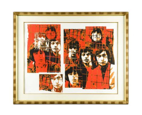 § Gered Mankowitz FRPS (British 1946-) Red Cage, Rolling Stones, 1999signed 'Gered Mankowitz' and embossed with Mankowitz Arc