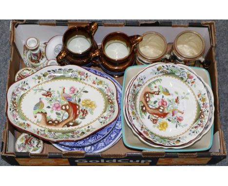 Assorted ceramics including Spode Italian pattern, Spode Asiatic pheasant wares etc 