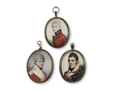 Circle of Charles Shirreff (Scottish, circa 1750-circa 1809)A portrait miniature of an officer of the 91st of Foot (Princess 