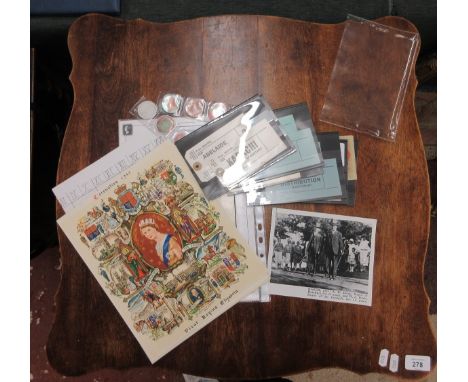 Ephemera - Range of parcel tie-on labels and other items 