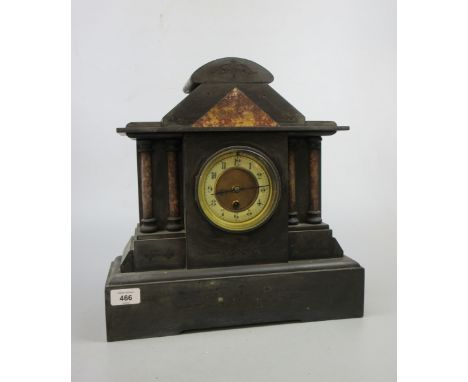 Slate mantel clock 