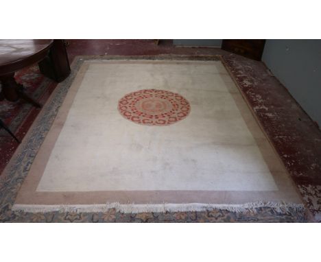 Large woolen loom weave Asian rug - Possibly Khadi (Indian) - 300cm x 245cm 