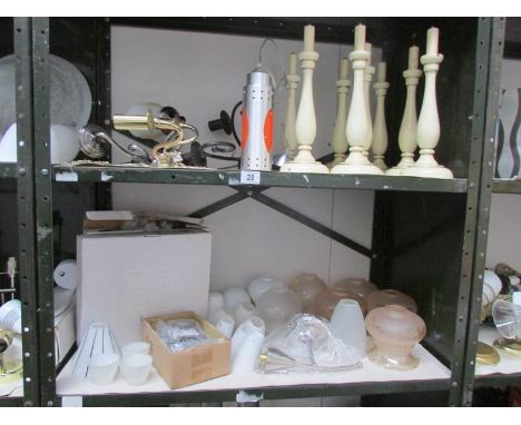 2 shelves of new lighting