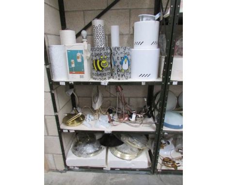 3 shelves of new lighting