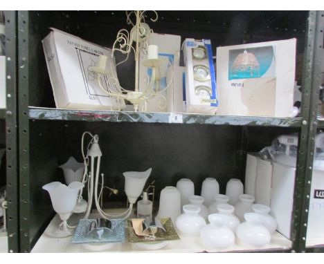 2 shelves of new lighting