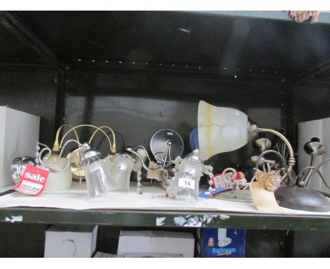 A shelf of new lighting