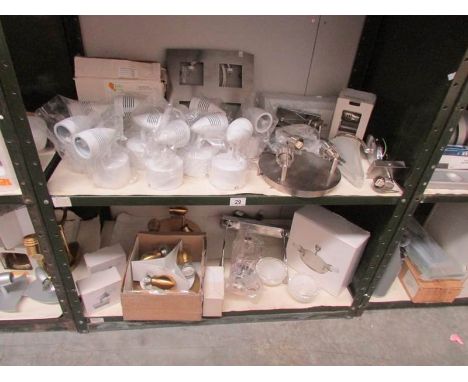2 shelves of new lighting