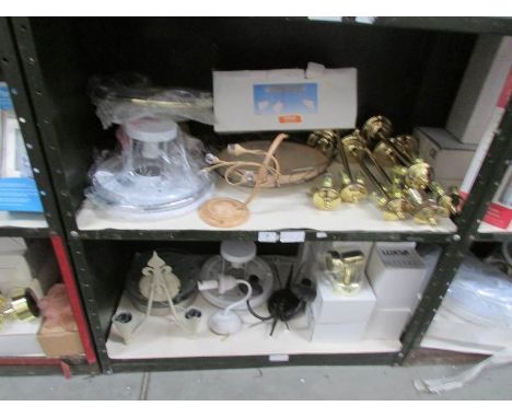 2 shelves of new lighting