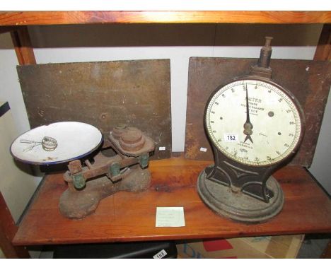 2 sets of scales including Salter