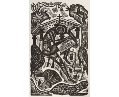 Gill (Eric). Christianity and Art, Abergavenny: Francis Walterson, 1927, signed by both Eric Gill and David Jones to limitati