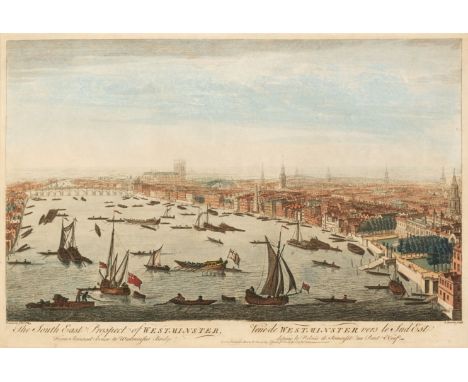 * London. Bowles (T.). The South East Prospect of Westminster from Somerset House to Westminster Bridge, The South West Prosp
