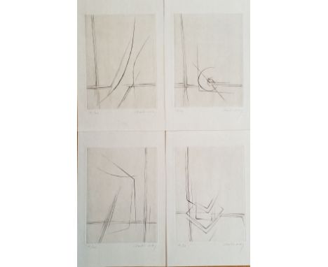 Strachan (Walter). Poems, London: Christopher Hewett, 1976, signed by the author to the limitation page, monochrome engraving
