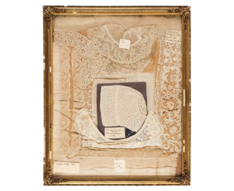 * Wellington (Arthur Wellesley, 1st Duke of, 1769-1852). An embroidered baby cap worn by the Duke of Wellington, circa 1769, 