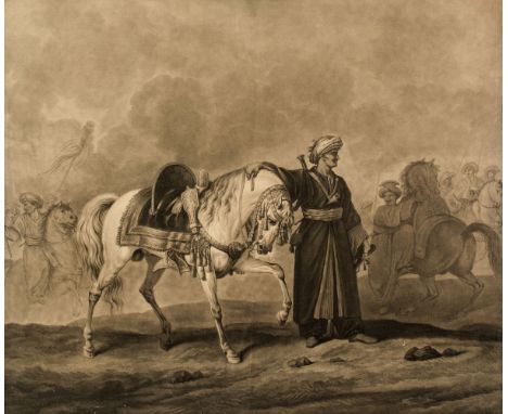 * Vernet (Carle). Three engravings of Mamluk cavalrymen, circa 1815, three uncoloured aquatints of Mamluk cavalrymen, each tr