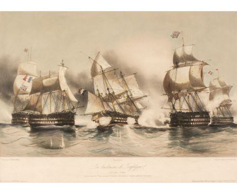 * Marine. Durand-Brager (H.), Le Lendemain de Trafalgar, Capitaine Cosmao Commandant le Pluton poursuit l'escadre victorieuse