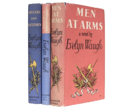 Waugh (Evelyn).  'Sword of Honour' trilogy: Men at Arms, 1952; Officers and Gentleman, 1955; Unconditional Surrender, 1961, 1